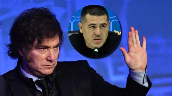 La nueva chicana de Milei a Riquelme que sorprendió en Boca: 