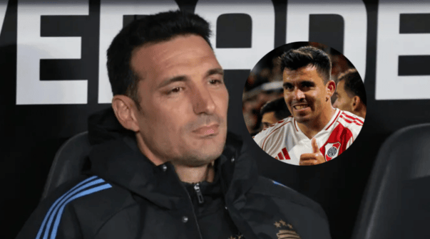 Scaloni advirtió a River sobre el estado físico de Acuña: 