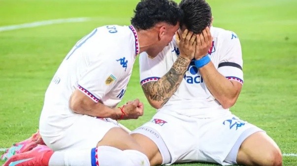 La emoción de Ignacio Russo tras su gol a Newell's: 