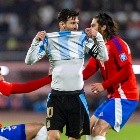 Futbol, Chile vs Argentina.
Eliminatorias al mundial de la Fifa 2026.
El jugador de la seleccion argentina Lionel Messi, es fotografiado durante un partido clasificatorio al mundial de 2026 contra Chile disputado en el estadio Nacional de Santiago, Chile.
05/06/2025
Cristian Soto/Photosport
Football, Chile vs Argentina.
2026 FIfa World Cup qualifiers.
Argentina’s player Lionel Messi, is pictured during a 2026 Fifa World Cup qualifier match against Chile at the National stadium in Santiago, Chile.
05/06/2025
Cristian Soto/Photosport