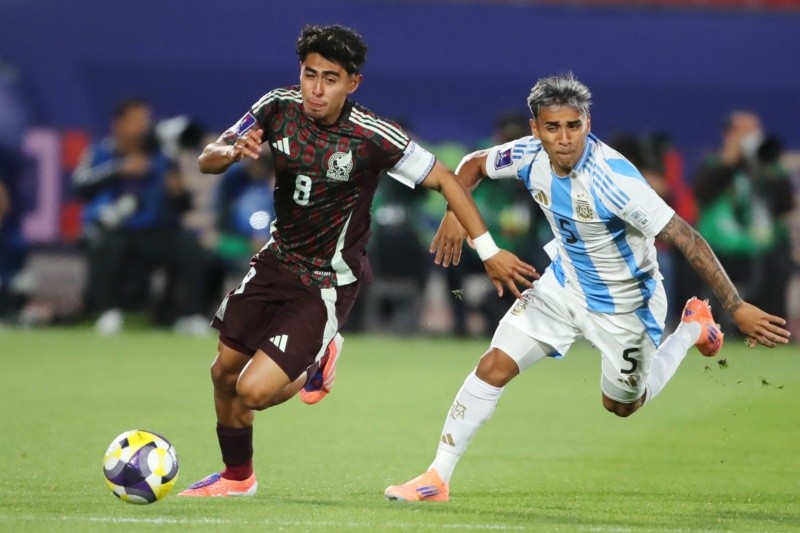 Argentina jugó un partido caliente ante México por los cuartos del Mundial Sub-20