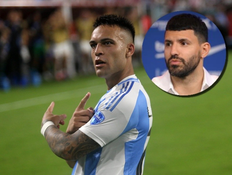  Lautaro Martínez advirtió a Agüero tras su doblete en la Selección