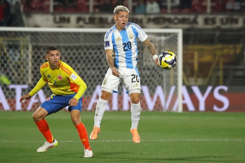 Prestianni, muy picante tras eliminar a Colombia con la Selección Argentina