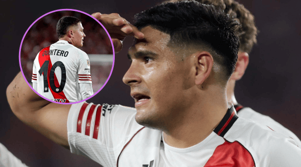 El fuerte reproche de Juanfer Quintero a Maxi Salas en River vs Talleres: 