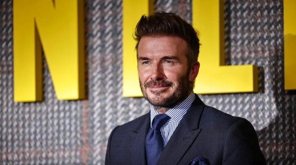 David Beckham posó con la camiseta de un club del fútbol argentino: 