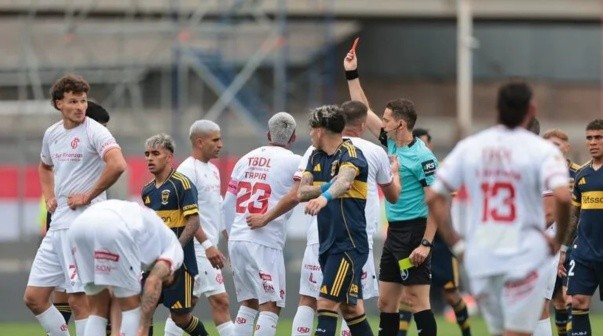 La decisión de AFA con Lamolina tras expulsar al hijo de Tapia en Barracas vs. Boca
