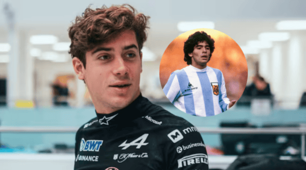 El recuerdo de Colapinto en el cumpleaños de Diego Maradona: 