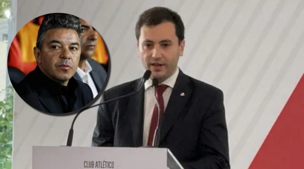 La decisión de Di Carlo con Gallardo en su primer día como presidente de River