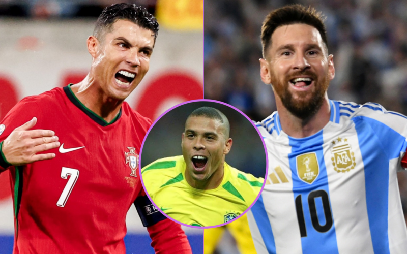 Ronaldo Nazario le contestó a Cristiano su palazo a Messi y lo desacreditó 
