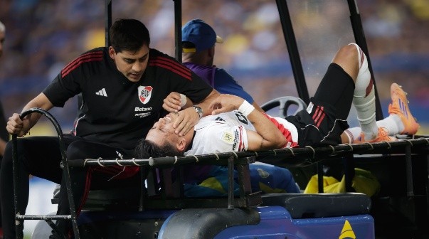 River confirmó al dura lesión que sufrió Meza en el Superclásico