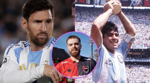 ¿Messi o Maradona? Ibai Llanos visitó a Newell's, contestó y sorprendió: 