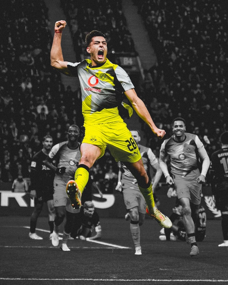 &nbsp;El gol de Anselmino en la visita del Dortmund al Leverkusen de Echeverri y Sarco