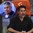 La reacción de Eduardo Domínguez con Chiqui Tapia tras el título de Estudiantes