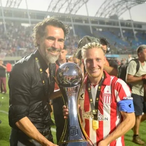 Eduardo Domínguez y Santiago Ascacíbar