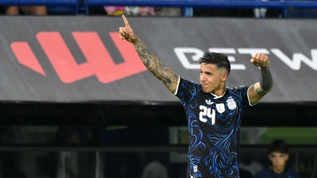 El palito de Enzo Fernández a la Bombonera tras el triunfo de Argentina