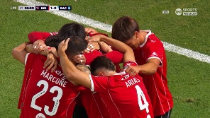 Tras una gran jugada de Montiel, el delantero apareció para poner el 1-0 en Avellaneda. 