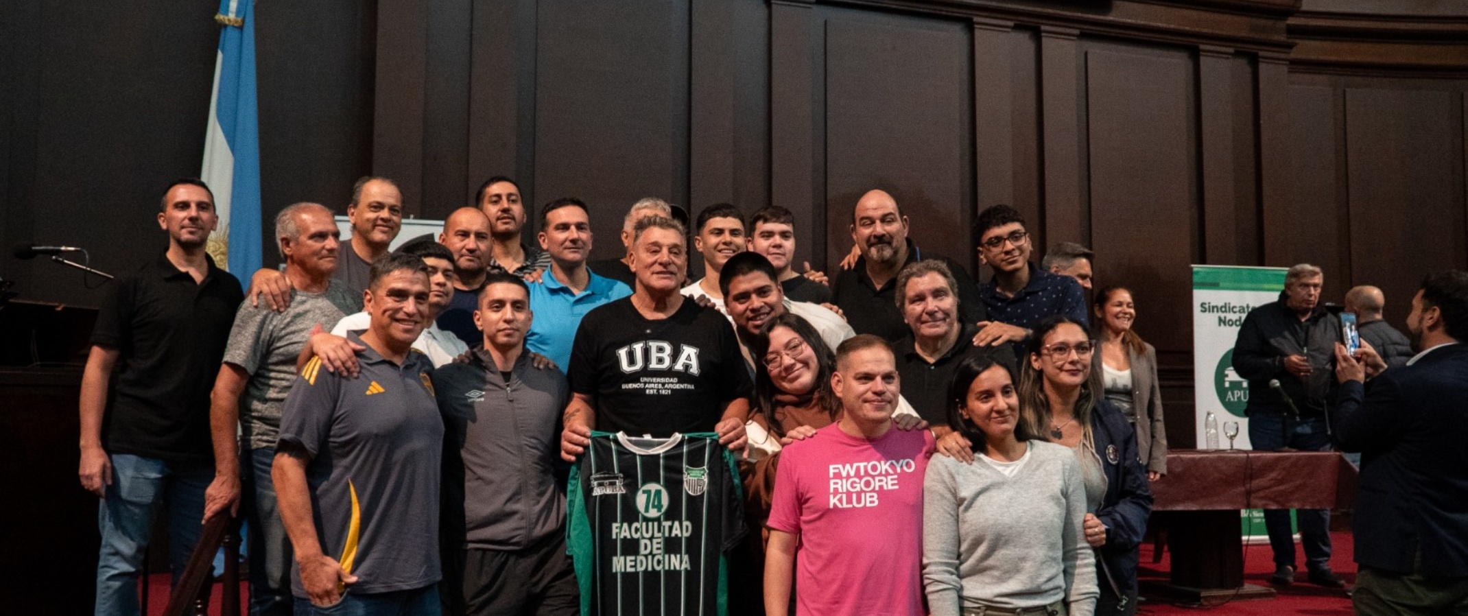 El Turco García participó de una jornada sobre adicciones en la UBA: 