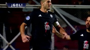 Apareció el capitán para poner el 1-1 en la cancha de San Lorenzo. 