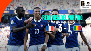 Con doblete de Mbappé, la selección gala se impuso 3-1.