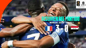 Con un doblete de Mbappé, el seleccionado galo venció 3-0 y se metió en la próxima ronda. 