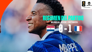 El conjunto europeo ganó 1-0 con gol de Mbappé de penal para la clasificación.