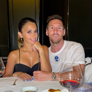Lionel Messi y Antonela Roccuzzo