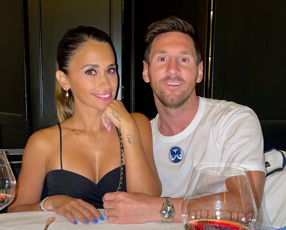 Lionel Messi y Antonela Roccuzzo