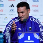 Lionel Scaloni en conferencia de prensa