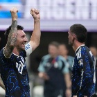 Lionel Messi y Rodrigo de Paul