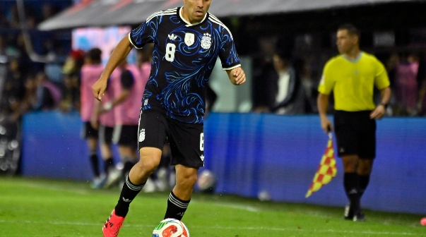 Marcos Acuña. . Amistoso Selección Argentina vs Mauritania.