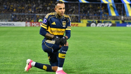 Sebastian Villa. Boca vs O'Higgins. Copa Conmebol Sudamericana.