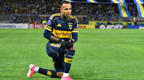 Sebastian Villa. Boca vs O'Higgins. Copa Conmebol Sudamericana.