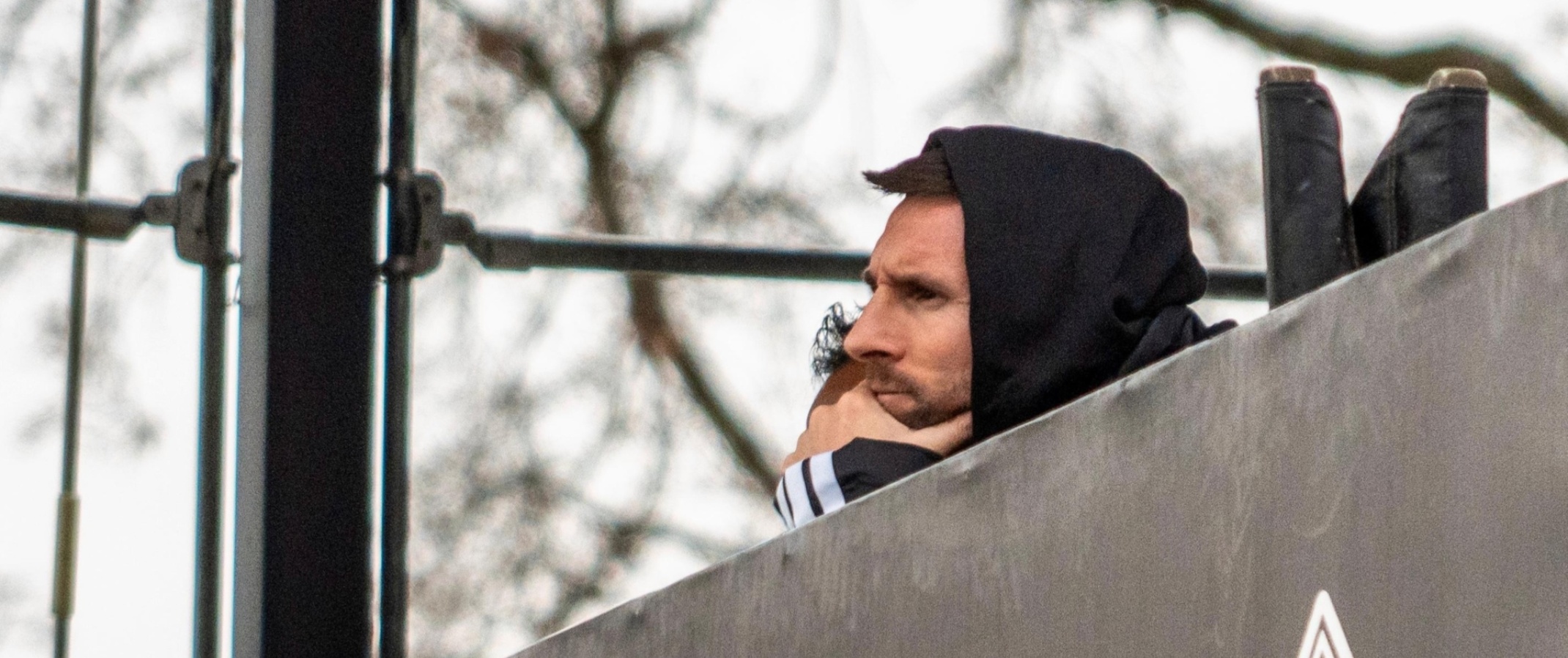 Messi en el partido de Leones FC.
