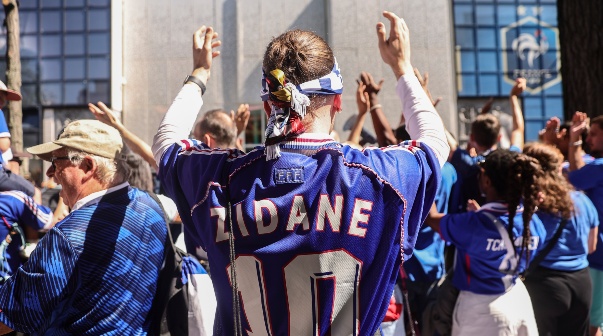 Hincha de la selección francesa