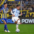 Marcos Rojo y Angel Di Maria. Rosario Central vs Racing. Fecha 2 Torneo Clausura Liga Profesional.