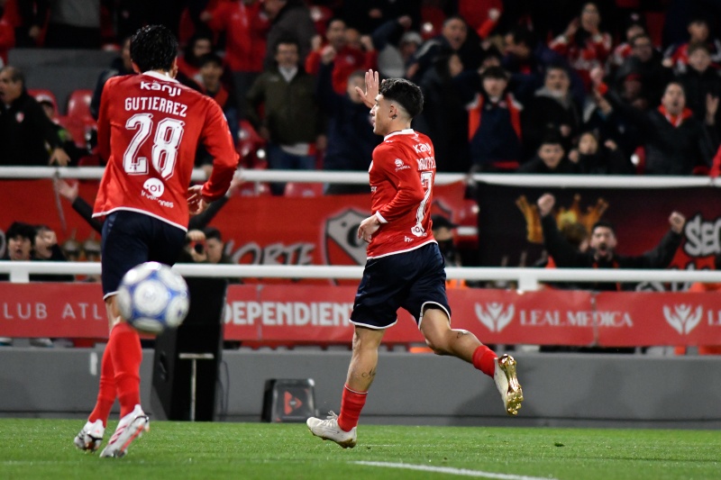 Santiago Montiel. Independiente vs Newells Olds Boys. Fecha 2 Torneo CLausura Liga Porfesional Argentina.