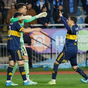Futbol, O’Higgins vs Boca Juniors.
Copa Sudamericana 2026
Los jugadores de Boca Juniors celebran la victoria contra O’Higgins tras el partido de playoff de octavos de final de la Copa Sudamericana disputado en el estadio El Teniente de Rancagua, Chile.
30/7/2026
Andres Pina/Photosport
Football, O’Higgins vs Boca Juniors.
2026 Sudamericana Championship.
Boca Juniors players celebrate beating O’Higgins after a Copa Sudamericana Championship round of 16 knockout playoff match at the El Teniente stadium in Rancagua, Chile.
30/7/2026
Andres Pina/Photosport