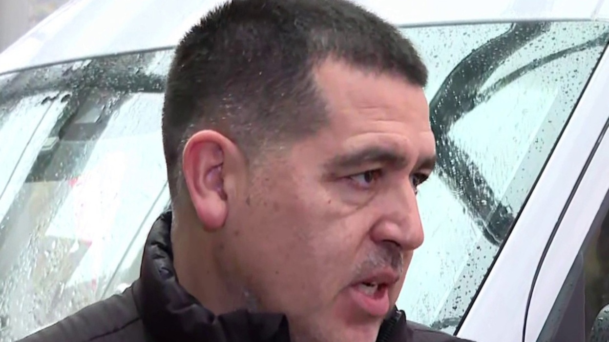 Riquelme hablando en Rancagua luego de la clasificación a octavos de final.