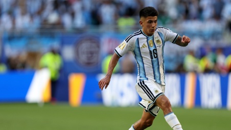 Thiago Almada. Argentina vs Cabo Verde. 16 avos de Final Copa del Mundo 2026