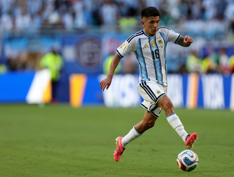 Thiago Almada. Argentina vs Cabo Verde. 16 avos de Final Copa del Mundo 2026
