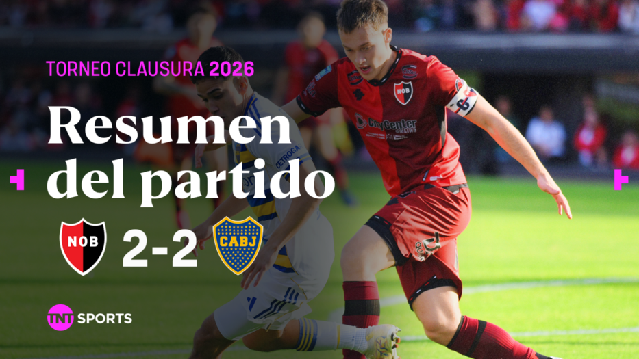 Newell's y Boca empataron 2-2 en un partidazo | Resumen del partido