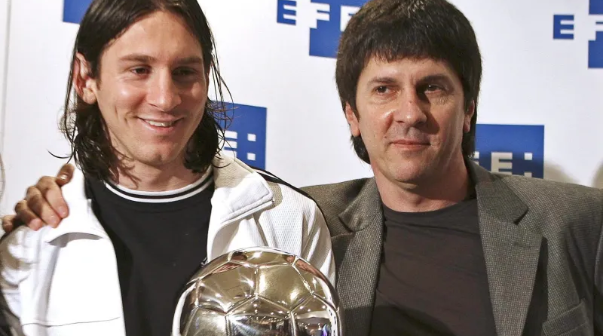 Cuando Jorge Messi dirigió a Lionel Messi