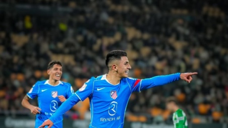 Thiago Almada en el Atlético de Madrid vs. Betis