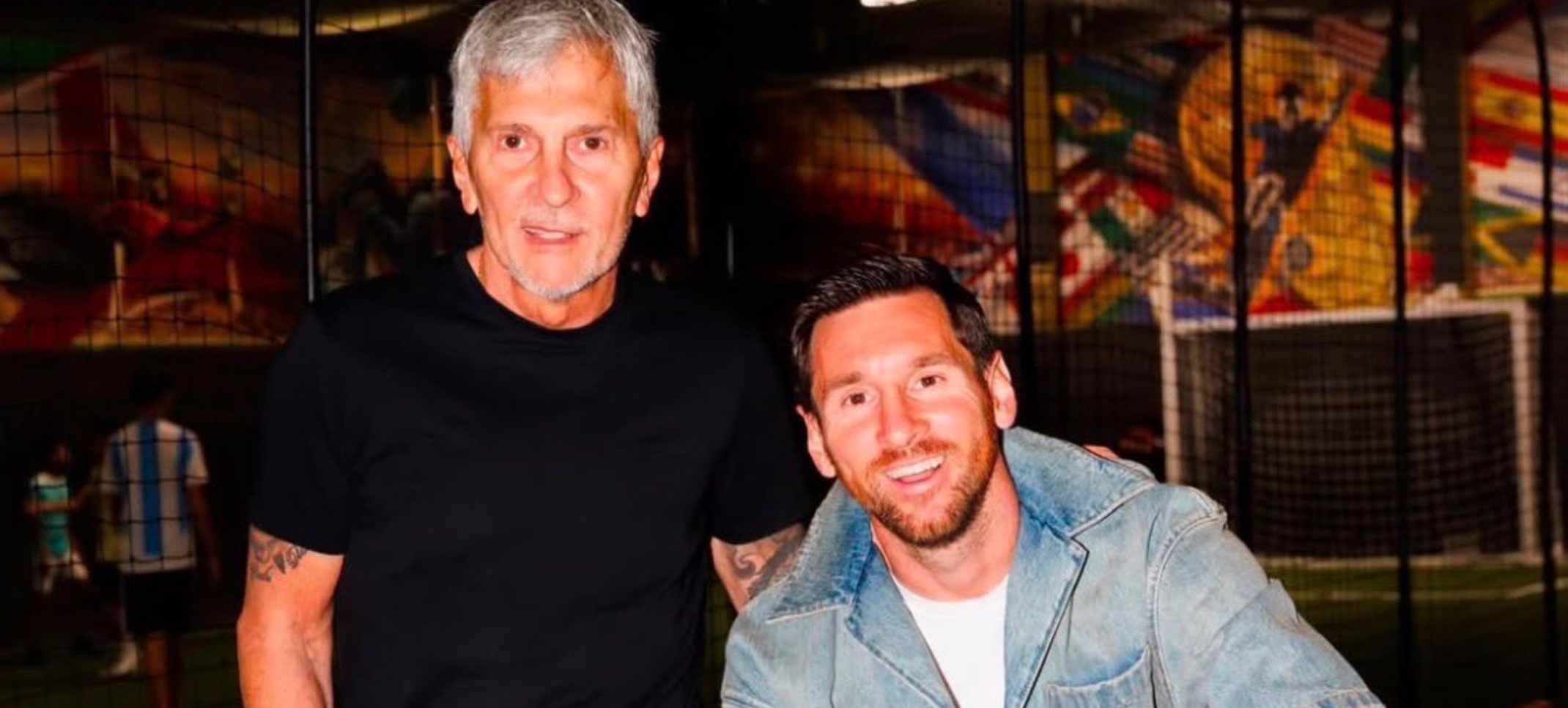 Lionel Messi y su padre