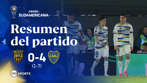El Xeneize venció por 4-0 al conjunto paraguayo en el Defensores del Chaco y pasó de ronda.