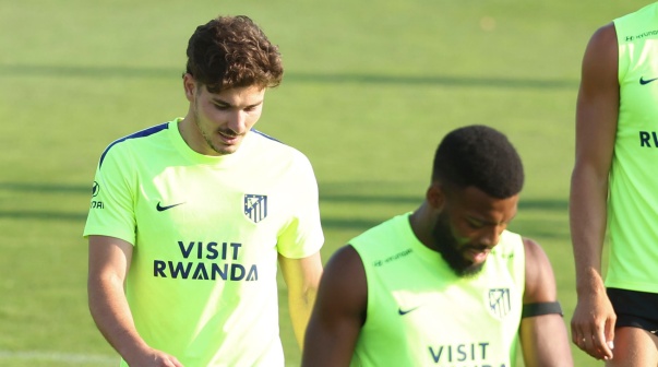 Julián Álvarez entrenamiento Atlético de Madir