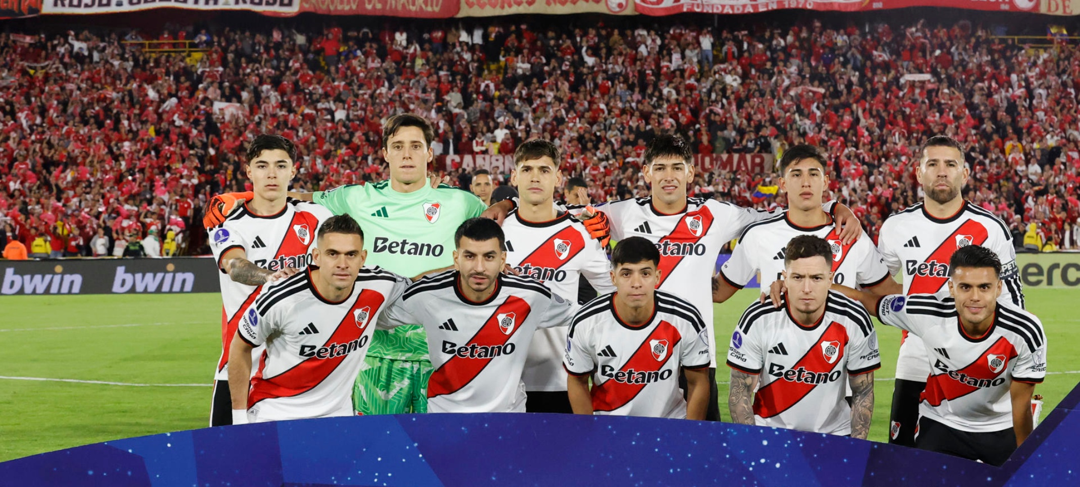 La probable formación de River vs. Independiente Santa Fe, por la CONMEBOL Sudamericana