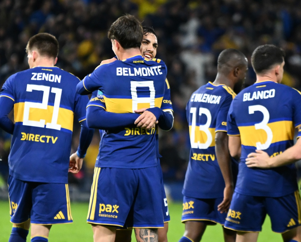 Tomas Belmonte y Leandro Paredes. Boca vs Lanus. Fecha 7 Torneo Clausura Liga Profesional Argentina.