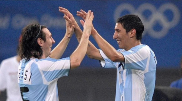 Ángel Di María y Lionel Messi