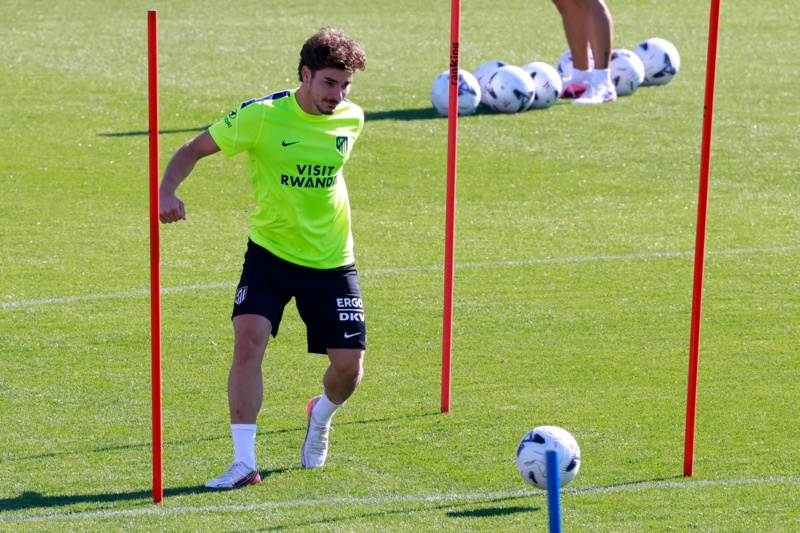 &nbsp;Julián Álvarez volvió a los entrenamientos con el Atlético de Madrid